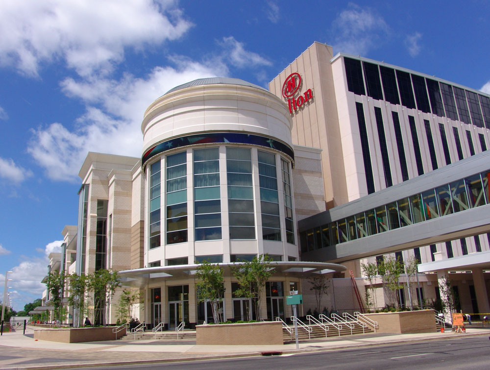 The Shreveport Convention Center in downtown Shreveport